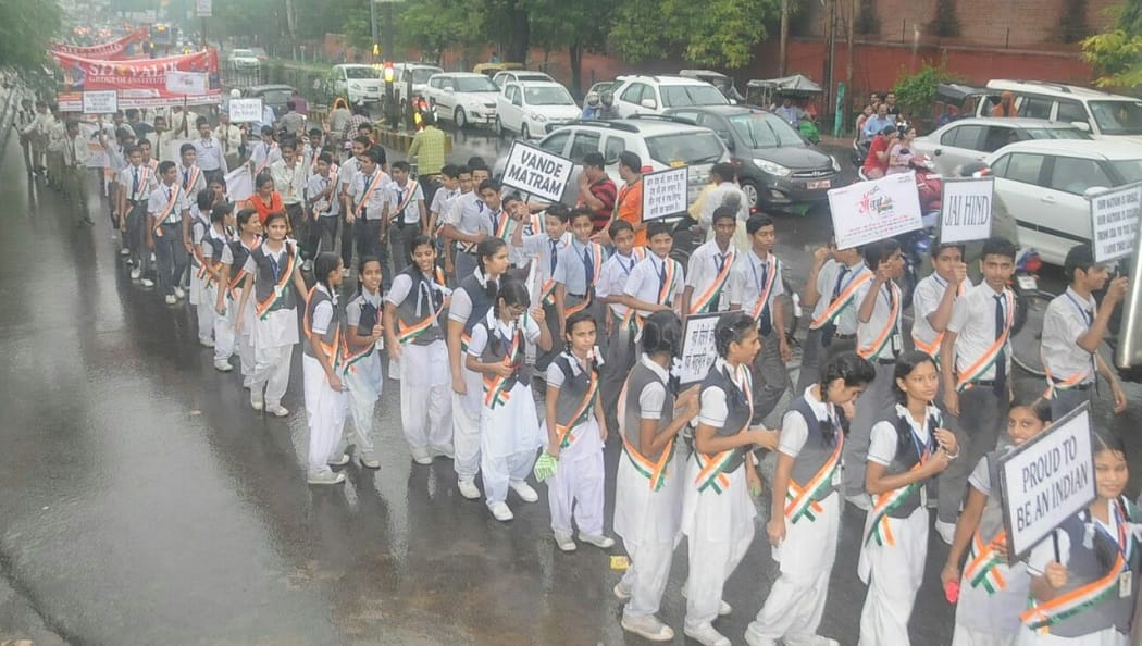 Amar Ujala organised 'Maa Tujhe Pranam' program in Agra on 70th anniversary of freedom
