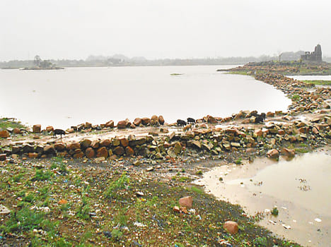 Rain pond and tied to capacity