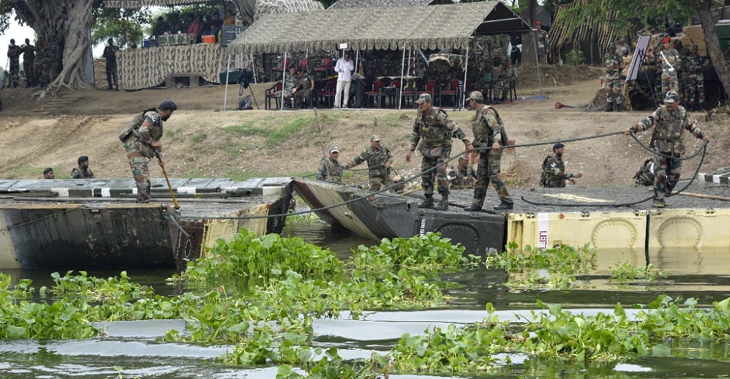 Operation Megh Prahar: Army practices in Yamuna river to defeat their enemies
