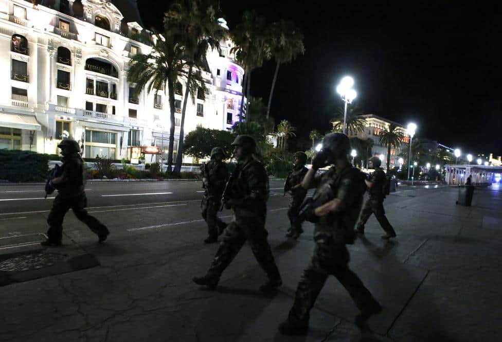 Photos: TRUCK PLOWS INTO CROWD IN FRANCE 