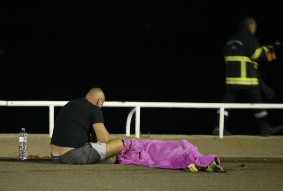 Photos: TRUCK PLOWS INTO CROWD IN FRANCE 
