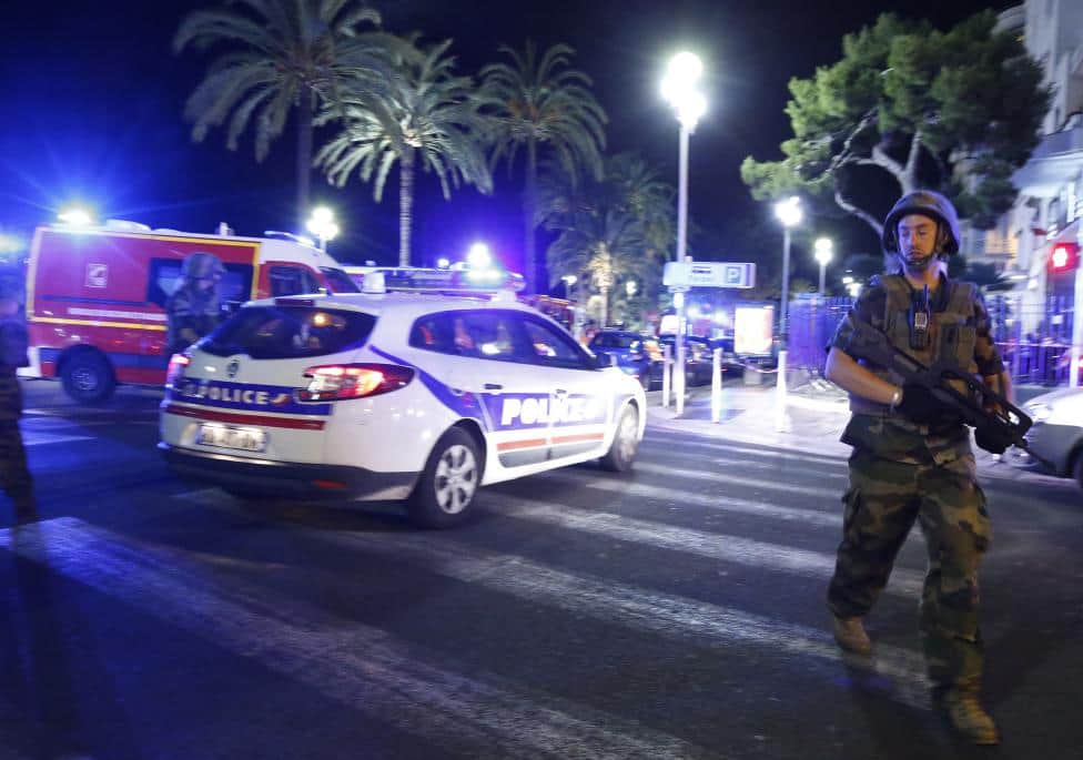 Photos: TRUCK PLOWS INTO CROWD IN FRANCE 