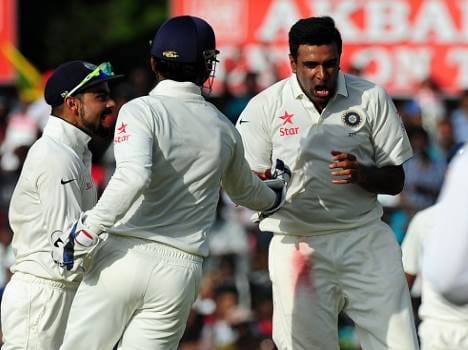 Indian spinners claims 8 wickets at first day