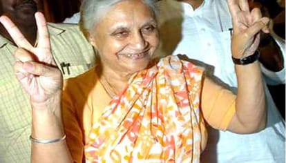  sheela dixit again ill during congress rath yatra