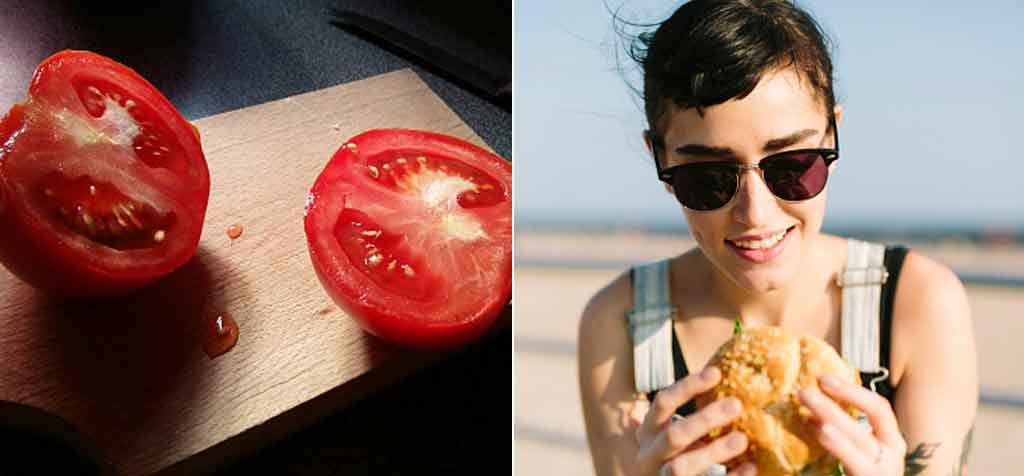 Tomato out of McDonald's burgers