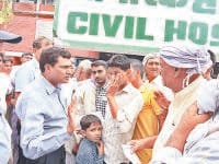 no doctor, protest, in hospital, jind