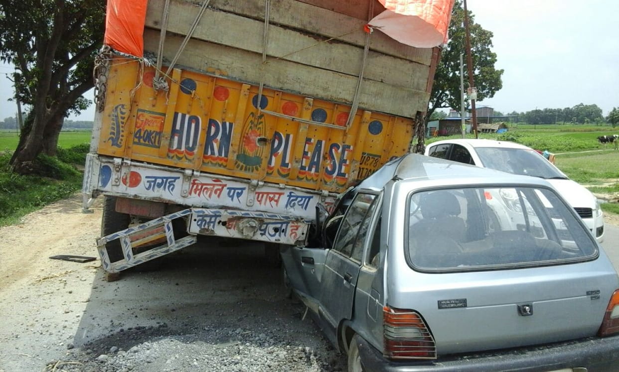 4 injured in an accident