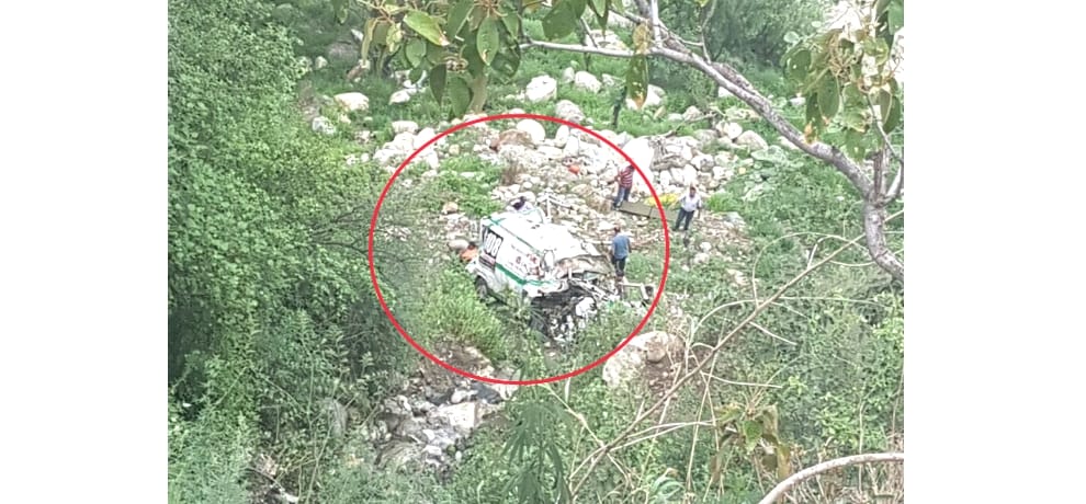 Two killed in 108 Ambulance accident at Rampur.
