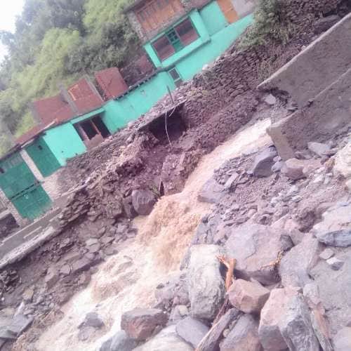 cloudburst in Churah valley chamba himachal pradesh