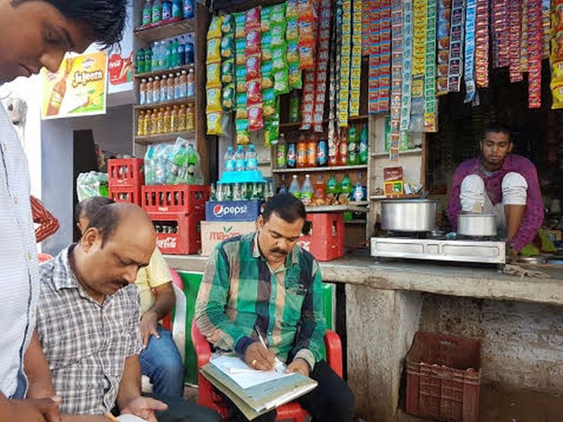 action of food department team in govardhan