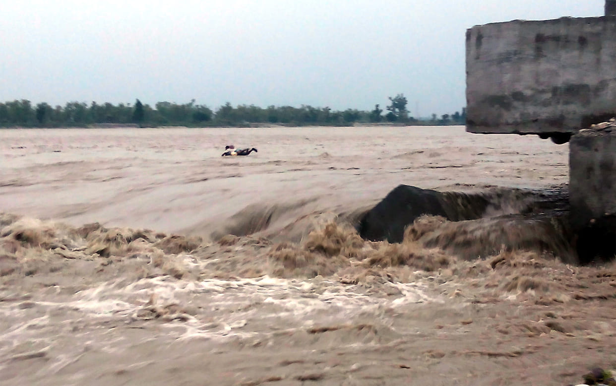 Ganga was afraid of the night evening-evening