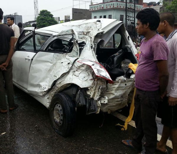 newly married couple died in road accident in jalandhar of punjab