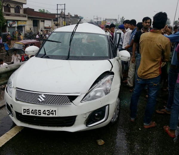 newly married couple died in road accident in jalandhar of punjab