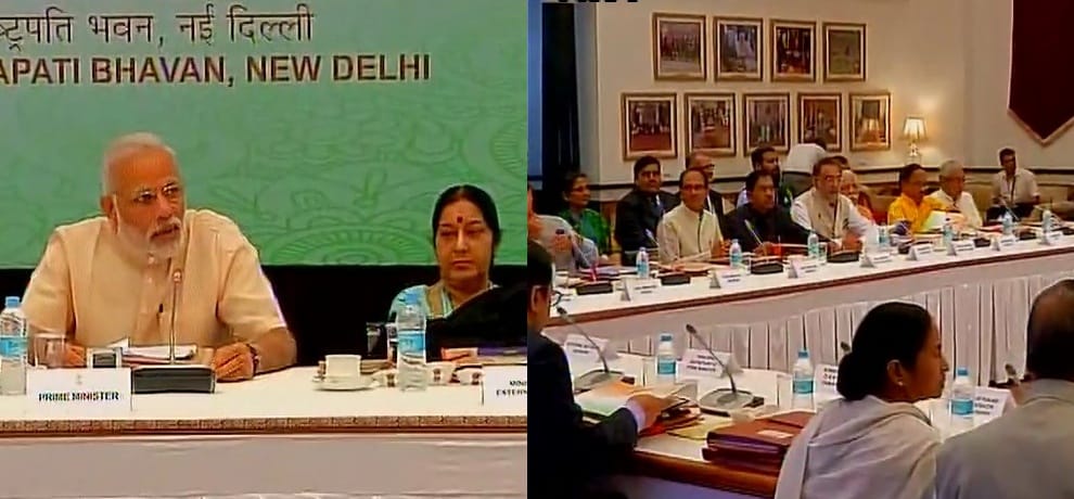 arvind kejriwal andakhilesh yadav are absent from inter state council meet