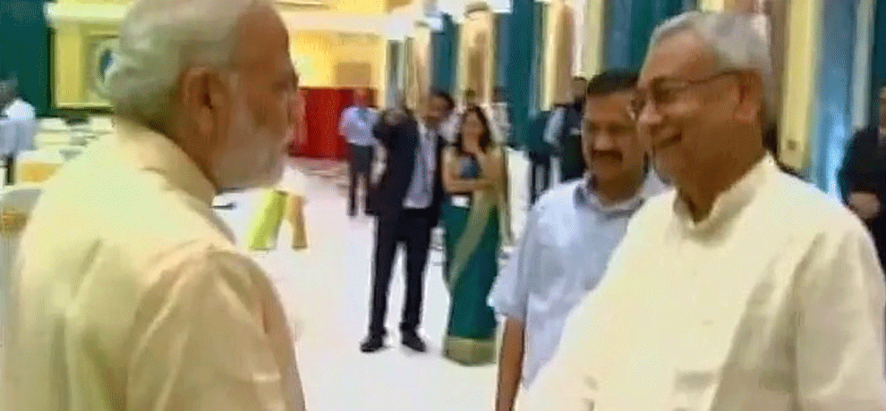 modi kejriwal meets at inter state council meet
