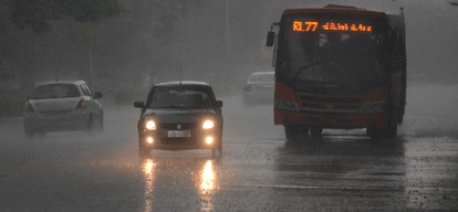 Morning rain brings respite for Delhiites