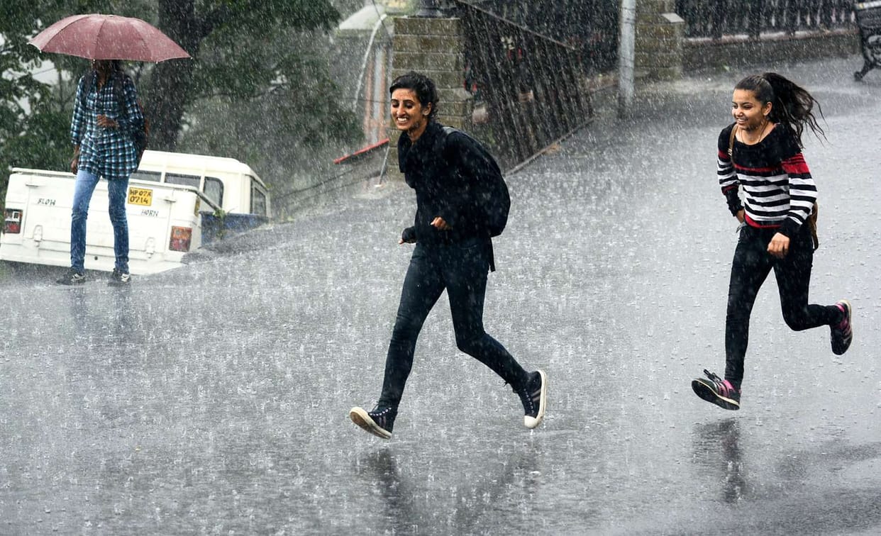 weather forecast chances of rain in himachal from 22nd Nov 2016 