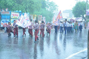first day of whole day raining