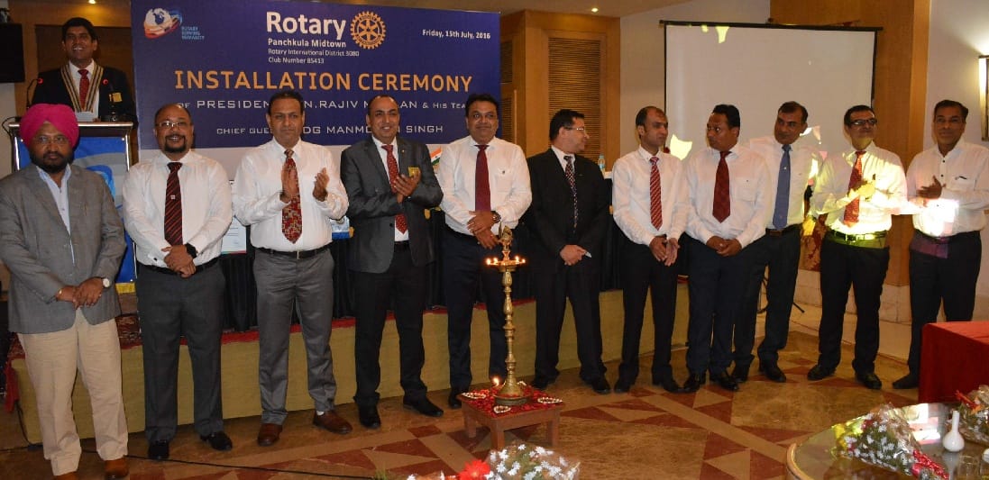  panchkula, Rajiv Madan, president, Rotary Club, Panchkula