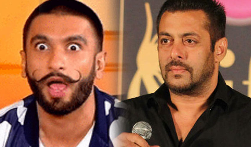 salman getting angry on ranveer singh