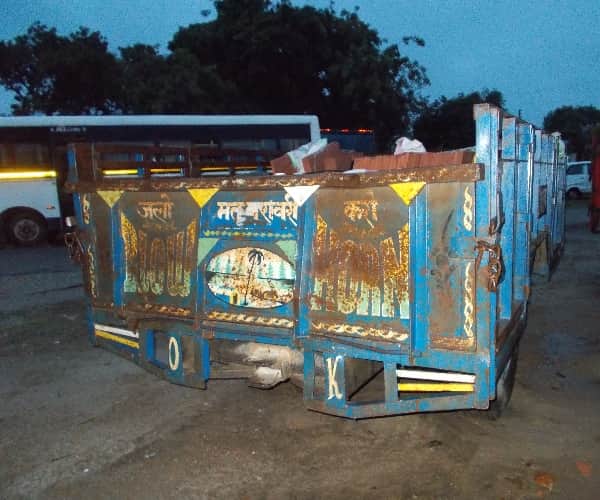 Bus accident in bkt in Lucknow, .