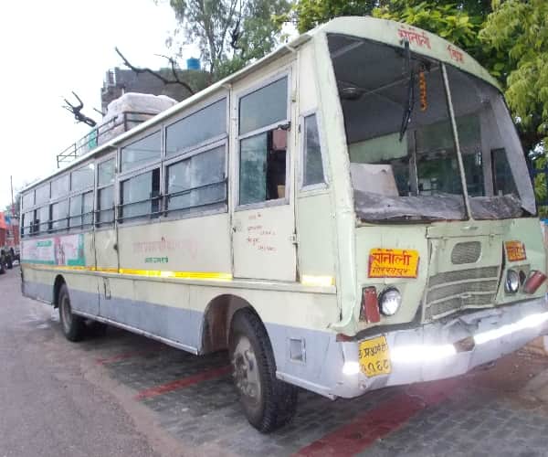 Bus accident in bkt in Lucknow, .