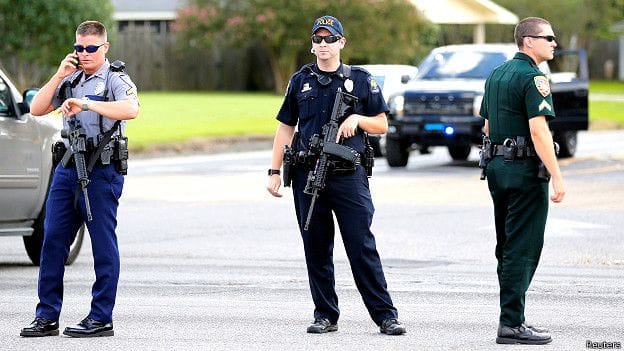 The murder of two police officers in america