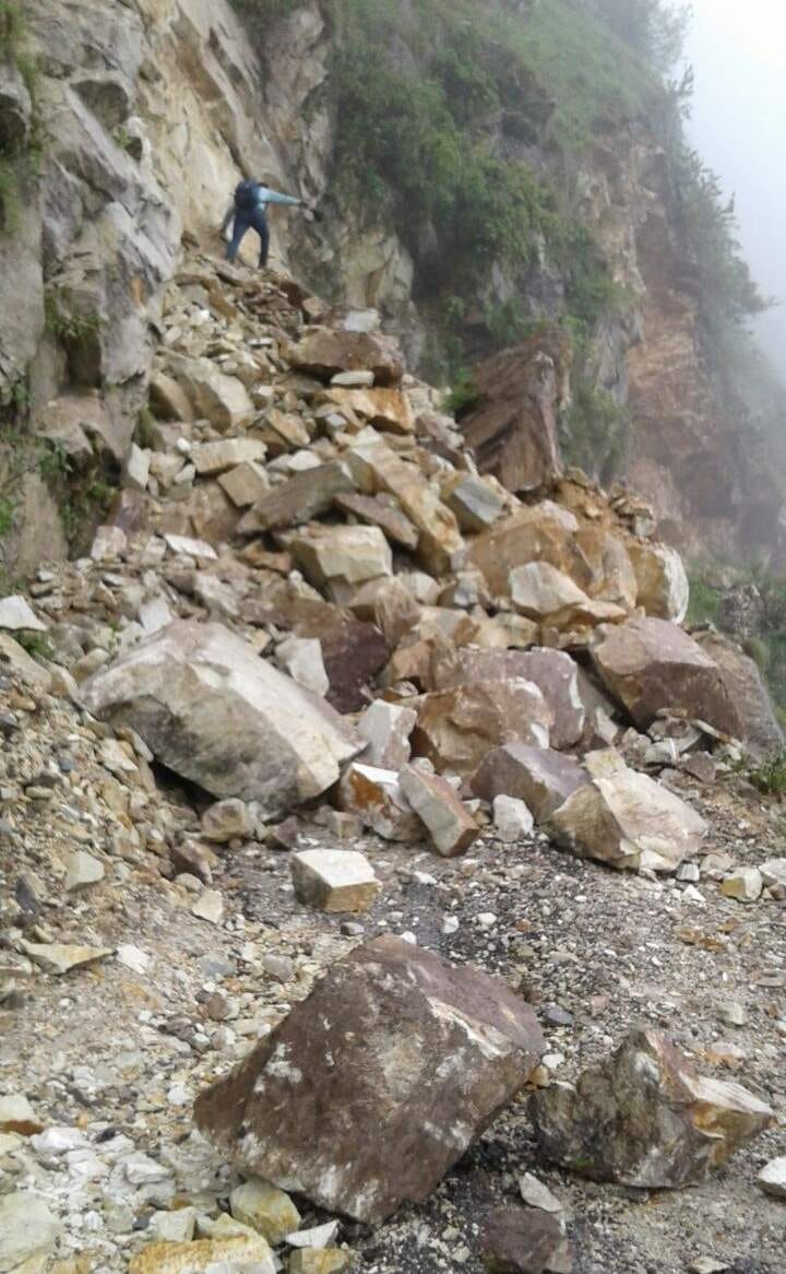badrinath and kedarnath highway closed due to rain