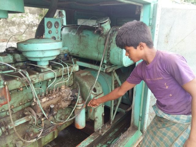 The death of two young men from the current generator