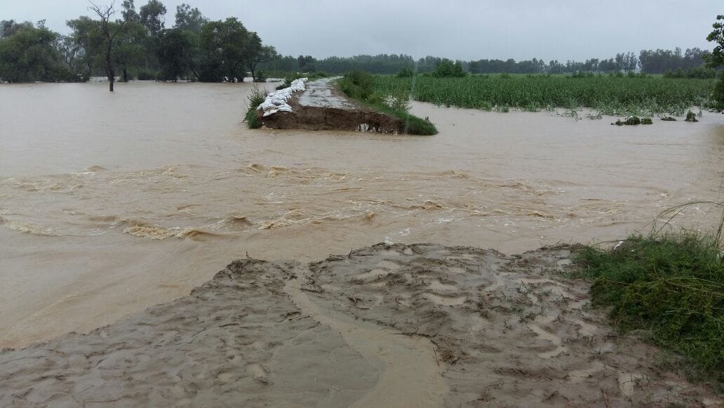 due to heavy rain haridwar highway blocked