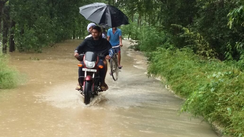 due to heavy rain haridwar highway blocked