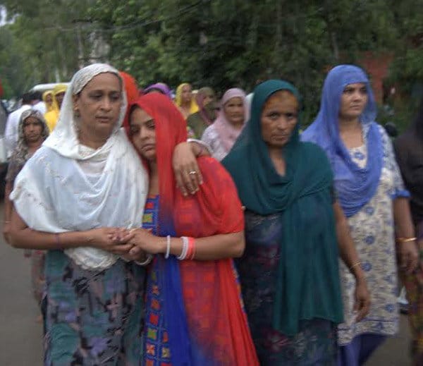 funeral of dinesh gurjar, dinesh gurjar martyr in kupwara, dinesh gurjar martyr in srinagar