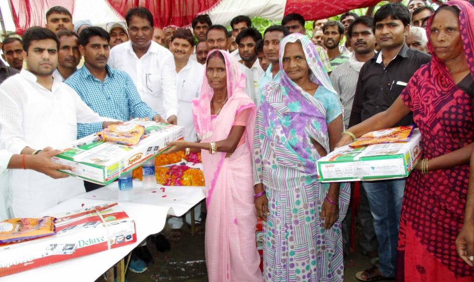The woman got in free LPG connections