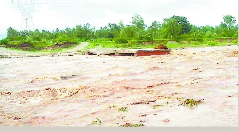Kotawali river occupy several farm