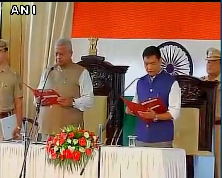 Itanagar: Pema Khunda sworn-in as Arunachal Pradesh CM