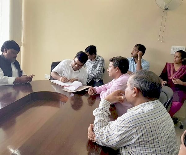 Raid on natwar goal in Lucknow.