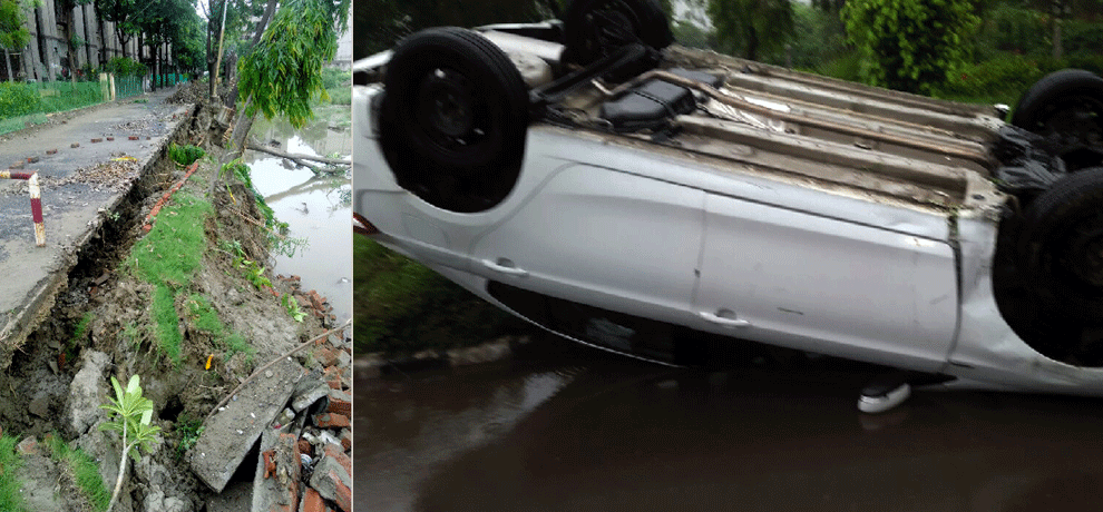 rain effected life badly in delhi ncr