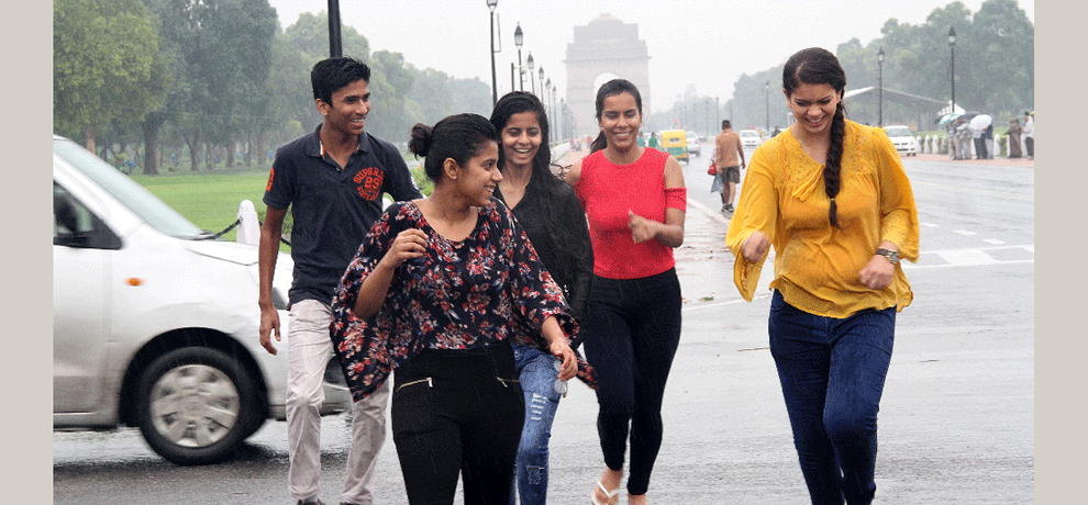 Jmajm rains saturate the Delhi, somewhere-anywhere vehicle was submerged choked
