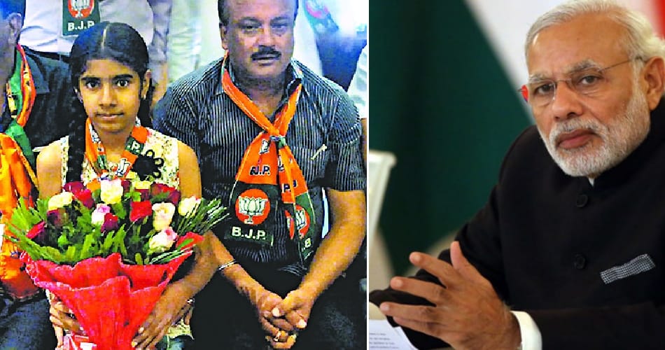 sixth class girl anshika from kapurthala wrote an email to prime minister narendra modi