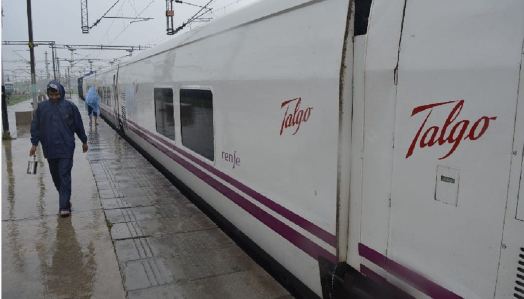 Talgo passed real time test, ran with weights at speed of 130 km/h