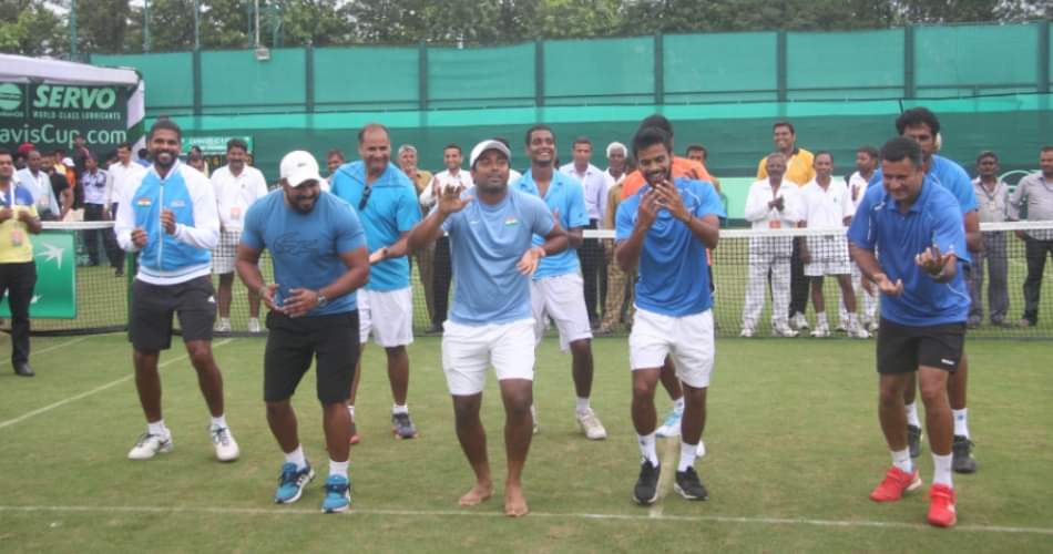 Team India Dances Off After Win in Davis Cup