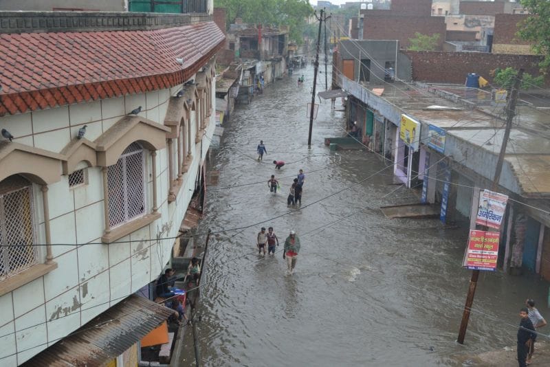 190 mm rain fall in 24 hours