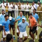 Team India Dances Off After Win in Davis Cup