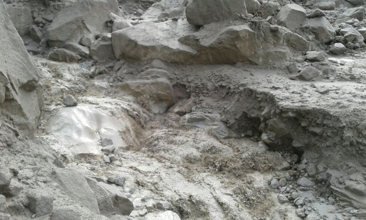 cloudburst in Raksham village kinnaur himachal pradesh