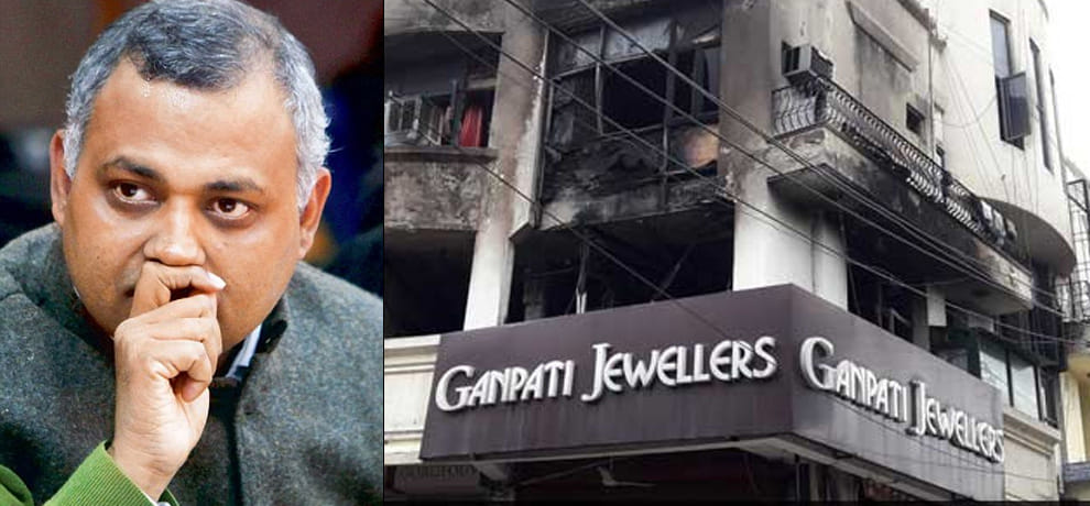 fire in Somnath Bharti's house building, expressed fears of conspiracy