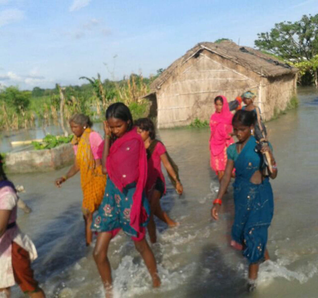 water level giong up fastly