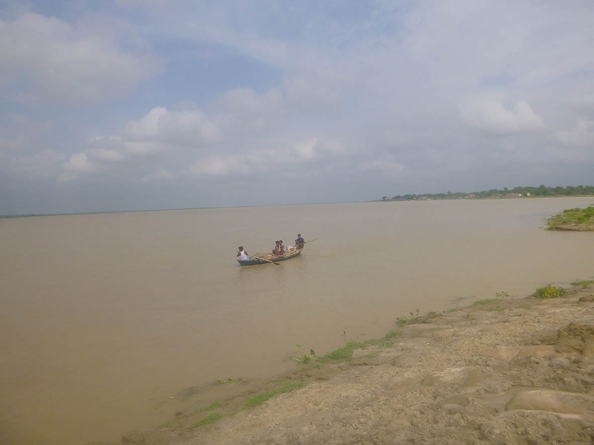 2 beegha land goes in water