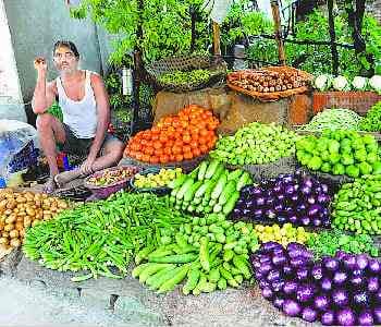 Vegetables rate increased by 30 per cent 