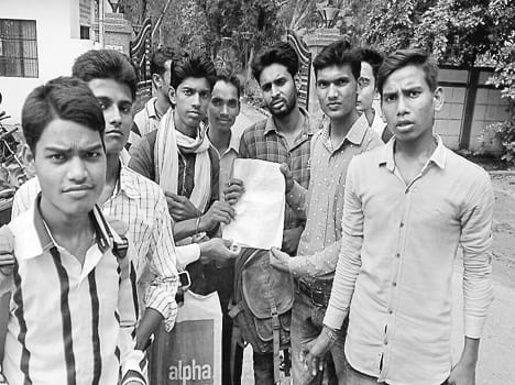 ITI principal anger burst, blocking traffic protesting