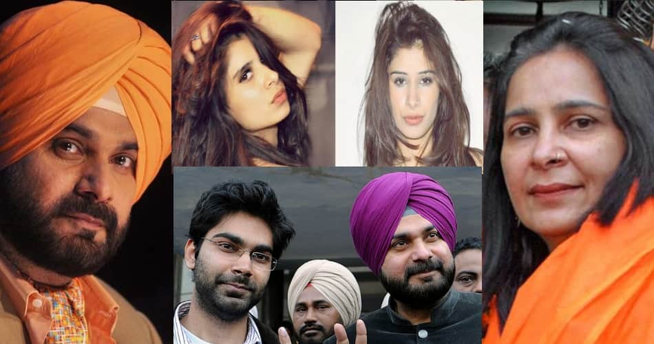 navjot singh sidhu birthday special, rare photos of navjot sidhu and family, interesting love story
